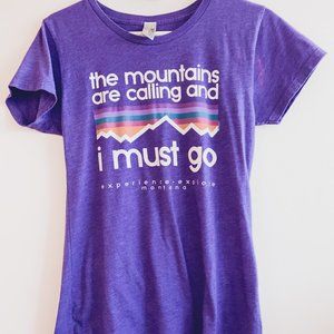 Mountain outdoor quote t-shirt